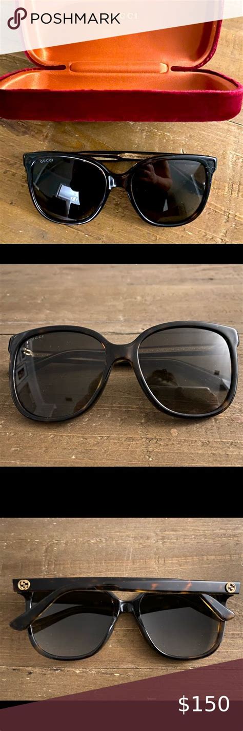 gucci 55mm square sunglasses red multi|gucci 55mm clubmaster sunglasses.